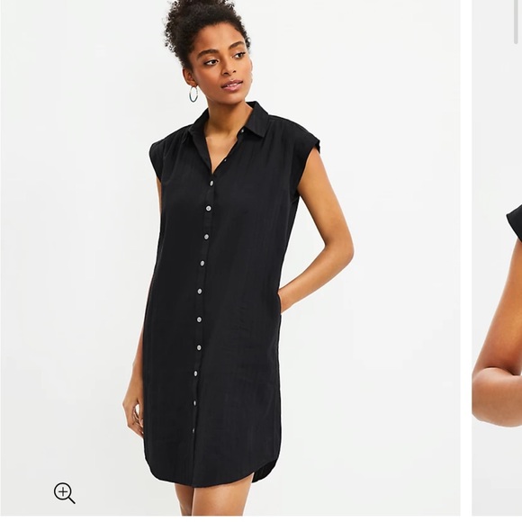 LOFT Dresses Loft Pocketed Dolman Shirt Dress Poshmark